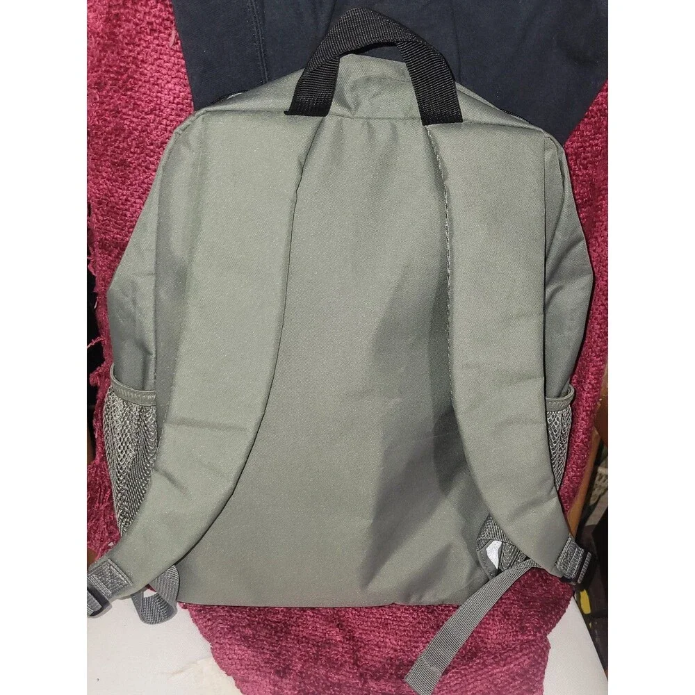 Green backpack